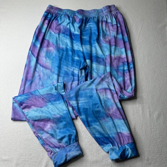 Disney Stitch Tie Dye Pajama Pants Lounge Sleepwear Women's Med - Picture 8 of 9